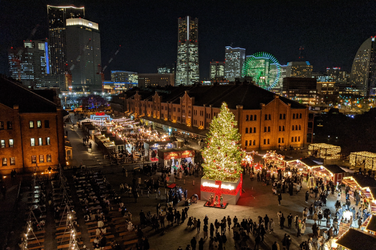 "Mercado de Navidad en Yokohama Red Brick Warehouse" Un momento para disfrutar de la auténtica Alemania