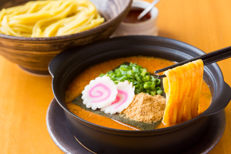 Tsukemen de estofado de mentai