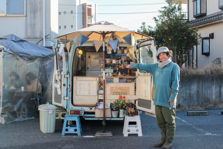 Shintaro Uchida, propietario del café móvil Going Cafe