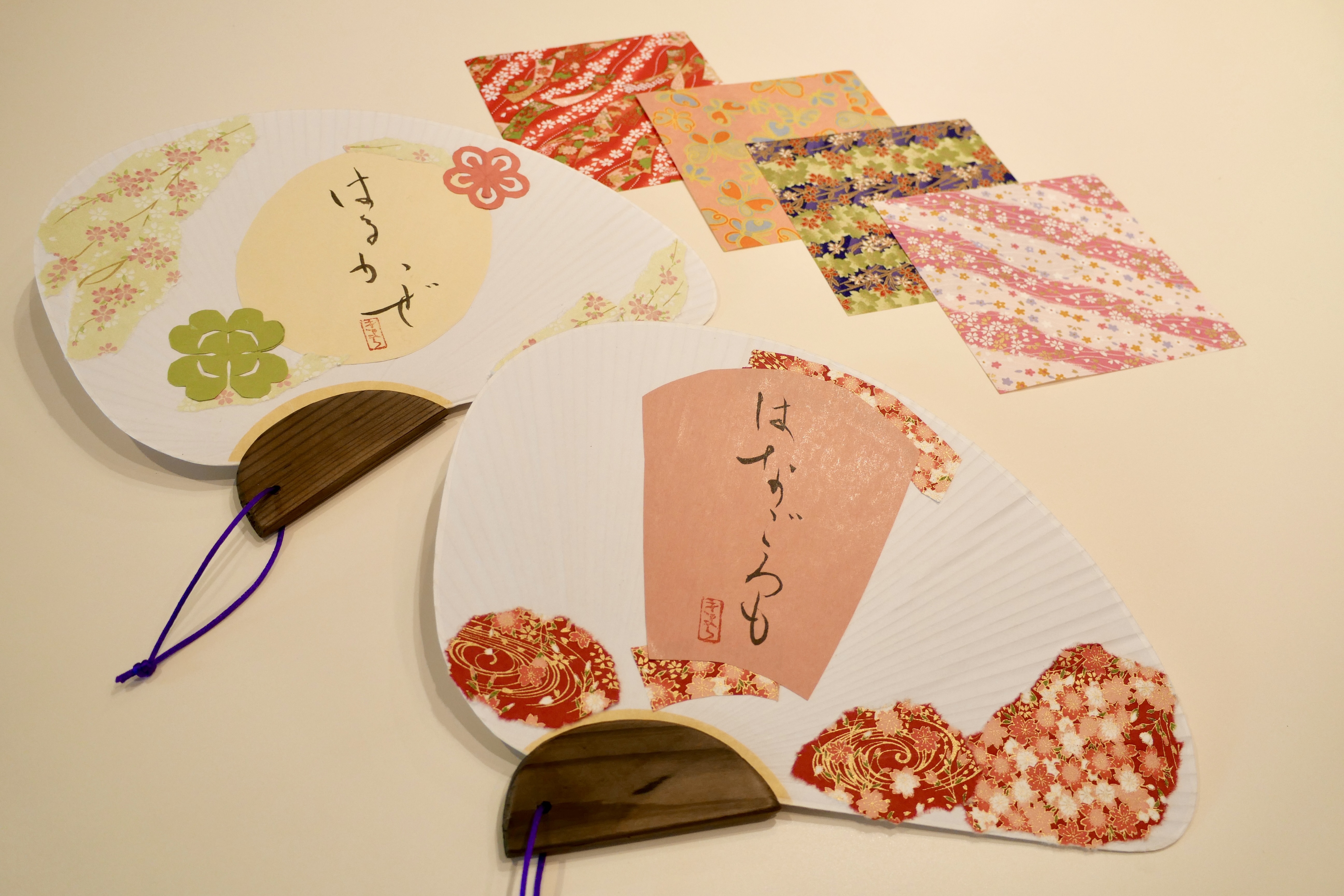 Una experiencia relajante y terapéutica de caligrafía kana en la "Sho Gallery Kiyora" de Kioto.