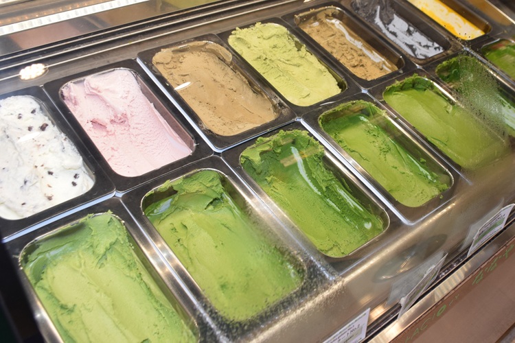 Siete tipos de helado de matcha, con la concentración que prefieras.