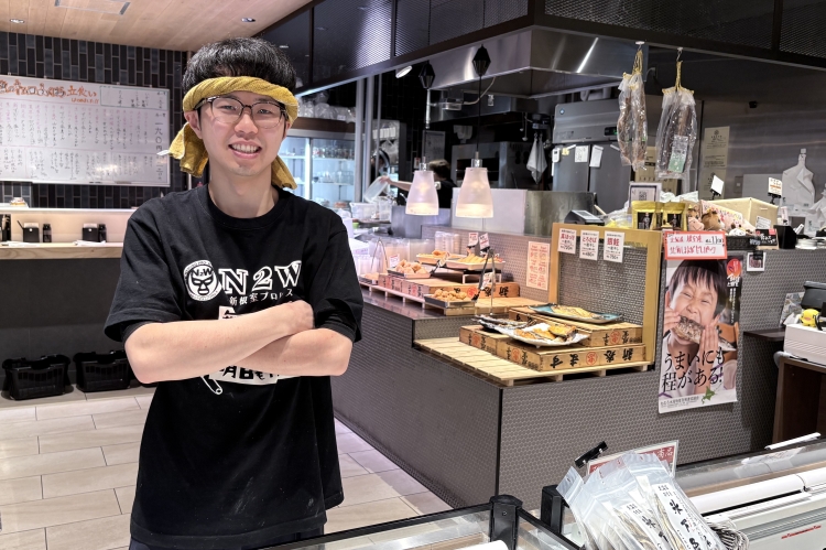 El Sr. Yamane compartió sus apasionados sentimientos sobre "Fish Nemuro Fukuhara".