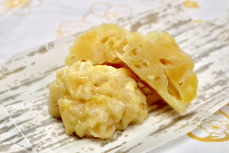 La especialidad "Oni Manju" se elabora con abundante batata.